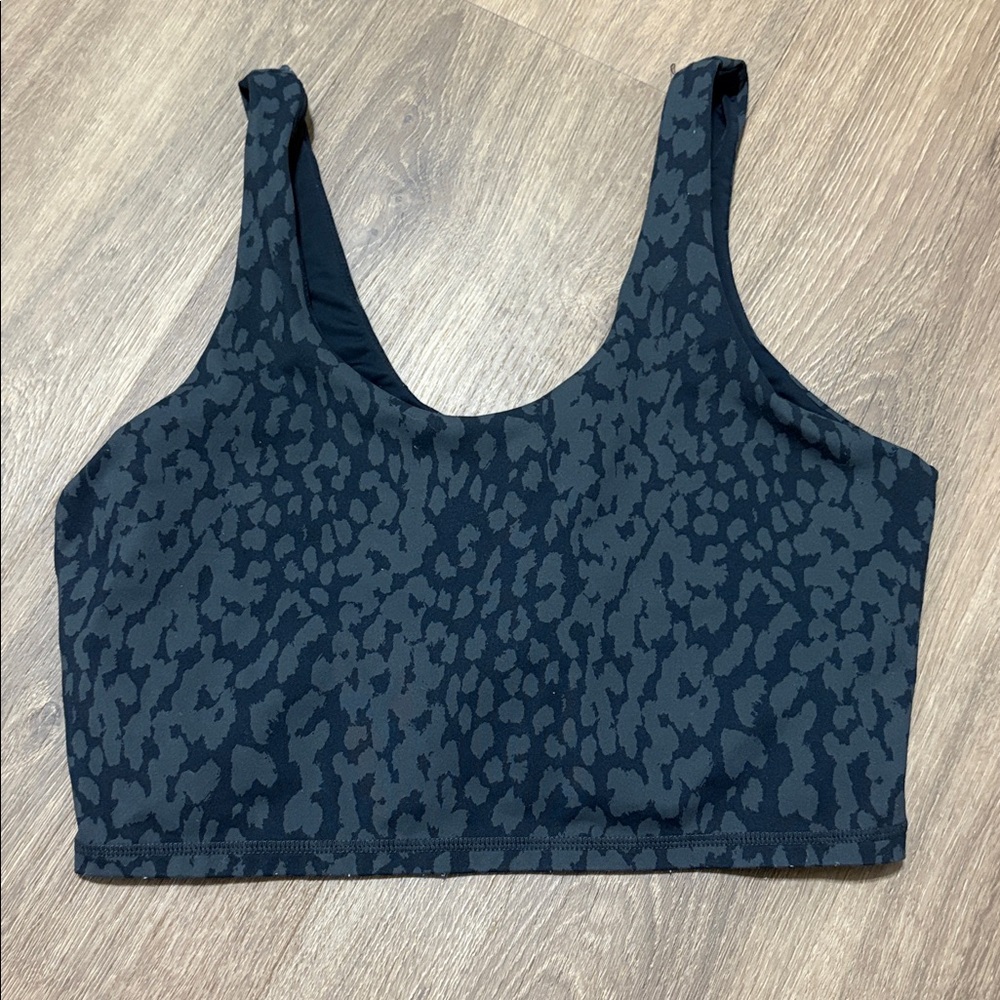 Women's Varley Let's Go Walker Bra in Color MONOCHROME CHEETAH Size Large